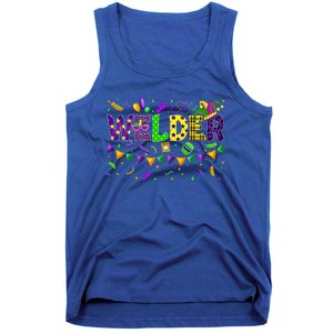 Mardi Gras Welder Carnival Parade Party Job Occupation Cool Gift Tank Top