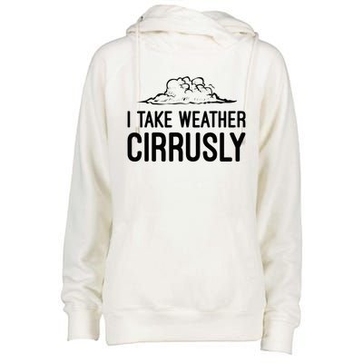 Meteorologist Gift Weather Meteorology Womens Funnel Neck Pullover Hood