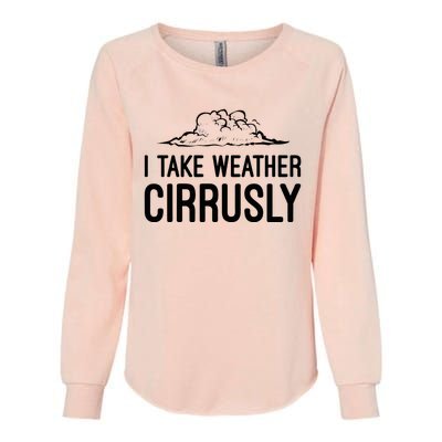 Meteorologist Gift Weather Meteorology Womens California Wash Sweatshirt