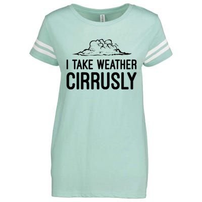 Meteorologist Gift Weather Meteorology Enza Ladies Jersey Football T-Shirt