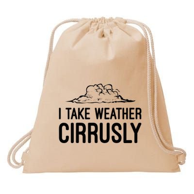 Meteorologist Gift Weather Meteorology Drawstring Bag