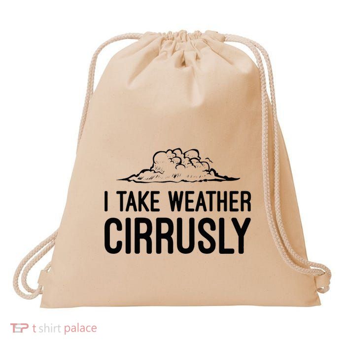 Meteorologist Gift Weather Meteorology Drawstring Bag