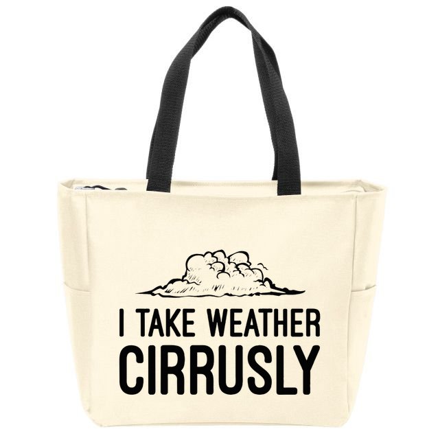 Meteorologist Gift Weather Meteorology Zip Tote Bag