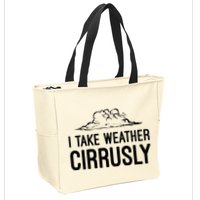 Meteorologist Gift Weather Meteorology Zip Tote Bag