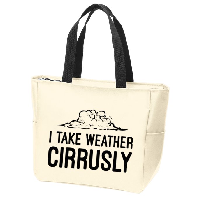 Meteorologist Gift Weather Meteorology Zip Tote Bag