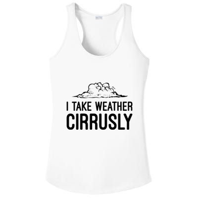 Meteorologist Gift Weather Meteorology Ladies PosiCharge Competitor Racerback Tank