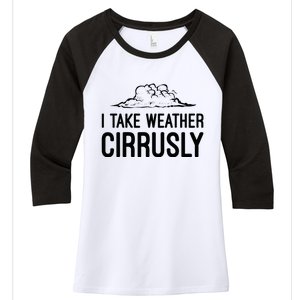 Meteorologist Gift Weather Meteorology Women's Tri-Blend 3/4-Sleeve Raglan Shirt