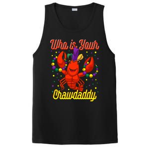 Mardi Gras Who's Your Crawdaddy Beads Jester Hat New Orleans Cool Gift PosiCharge Competitor Tank