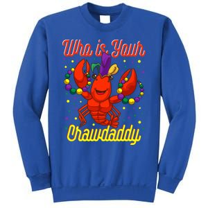 Mardi Gras Who's Your Crawdaddy Beads Jester Hat New Orleans Cool Gift Sweatshirt