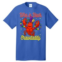 Mardi Gras Who's Your Crawdaddy Beads Jester Hat New Orleans Cool Gift Tall T-Shirt