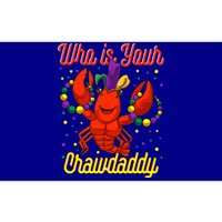 Mardi Gras Who's Your Crawdaddy Beads Jester Hat New Orleans Cool Gift Bumper Sticker