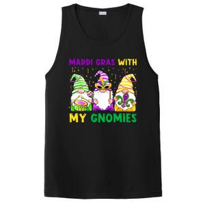 Mardi Gras With My Gnomies Gnomes Costume Gift Funny Gift PosiCharge Competitor Tank