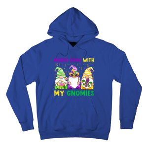 Mardi Gras With My Gnomies Gnomes Costume Gift Funny Gift Hoodie