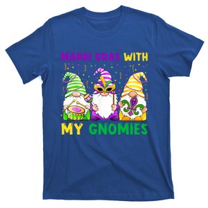 Mardi Gras With My Gnomies Gnomes Costume Gift Funny Gift T-Shirt