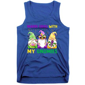 Mardi Gras With My Gnomies Gnomes Costume Gift Funny Gift Tank Top