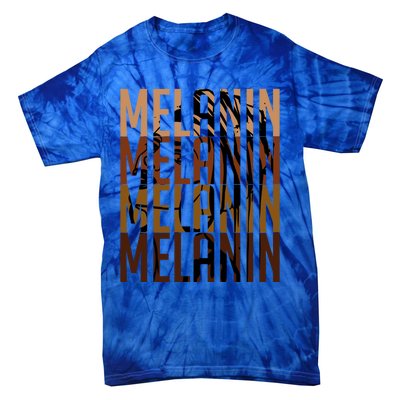 Melanin Graphic With Dashiki African Art Black History Gift Tie-Dye T-Shirt