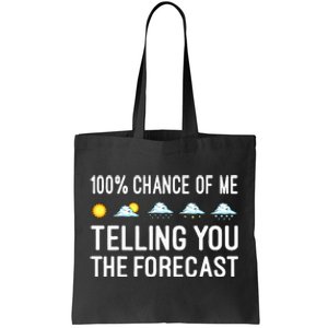 Meteorology Gift Weather Enthusiasts Cool Weatherman Tote Bag