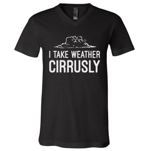 Meteorologist Gift Weather Meteorology V-Neck T-Shirt