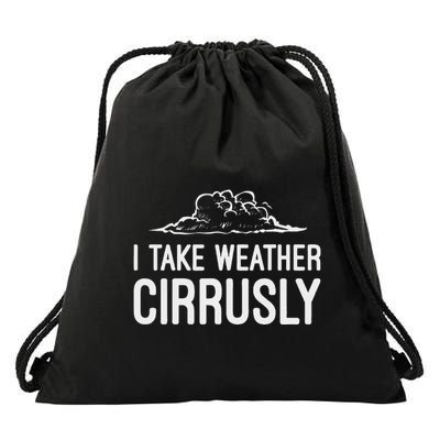 Meteorologist Gift Weather Meteorology Drawstring Bag