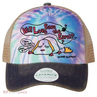 Miyazaki Goro Will Love Save The Earth I Have No Idea Legacy Tie Dye Trucker Hat