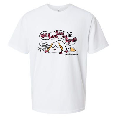 Miyazaki Goro Will Love Save The Earth I Have No Idea Sueded Cloud Jersey T-Shirt