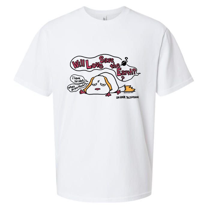 Miyazaki Goro Will Love Save The Earth I Have No Idea Sueded Cloud Jersey T-Shirt