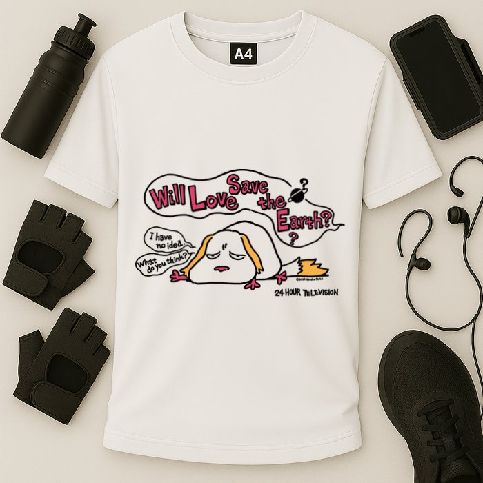 Miyazaki Goro Will Love Save The Earth I Have No Idea Cooling Performance Crew T-Shirt
