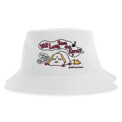 Miyazaki Goro Will Love Save The Earth I Have No Idea Sustainable Bucket Hat