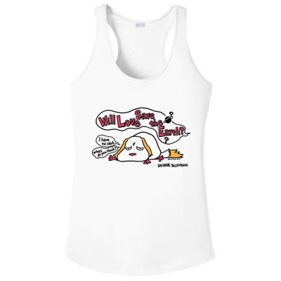Miyazaki Goro Will Love Save The Earth I Have No Idea Ladies PosiCharge Competitor Racerback Tank