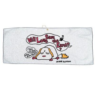 Miyazaki Goro Will Love Save The Earth I Have No Idea Large Microfiber Waffle Golf Towel