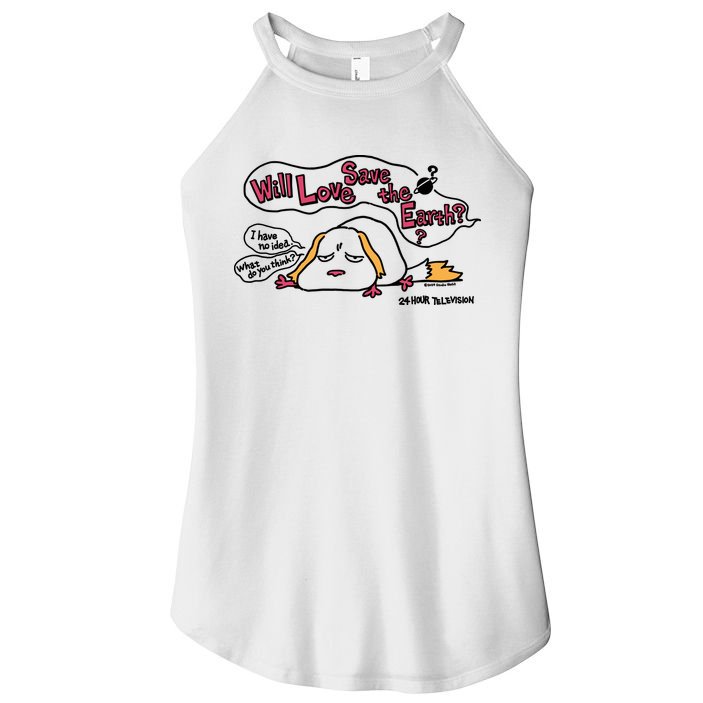 Miyazaki Goro Will Love Save The Earth I Have No Idea Women's Perfect Tri Rocker Tank
