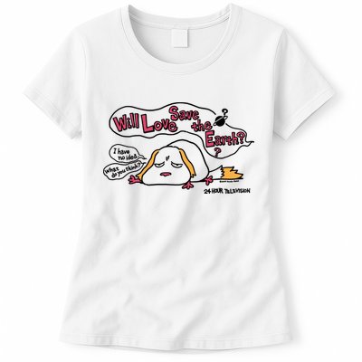 Miyazaki Goro Will Love Save The Earth I Have No Idea Womens T-Shirt
