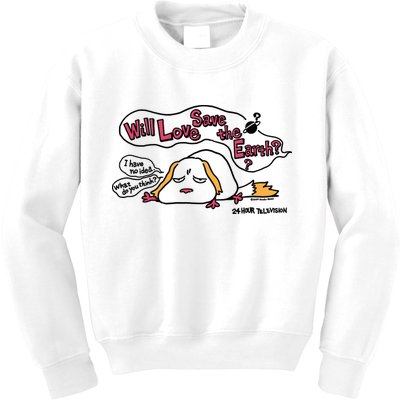 Miyazaki Goro Will Love Save The Earth I Have No Idea Kids Sweatshirt