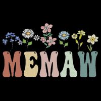 Memaw Gifts Women Wildflower Floral Design Memaw Backpack
