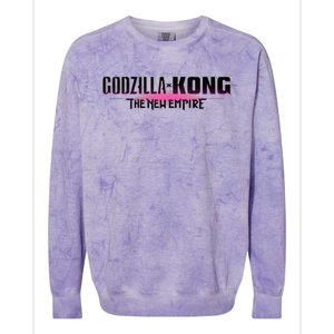 Monsterverse Godzilla x Kong The New Empire Logo Colorblast Crewneck Sweatshirt