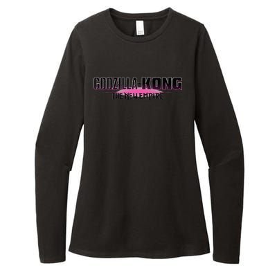 Monsterverse Godzilla x Kong The New Empire Logo Womens CVC Long Sleeve Shirt