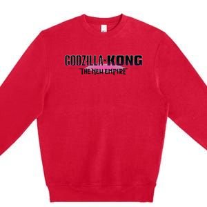 Monsterverse Godzilla x Kong The New Empire Logo Premium Crewneck Sweatshirt