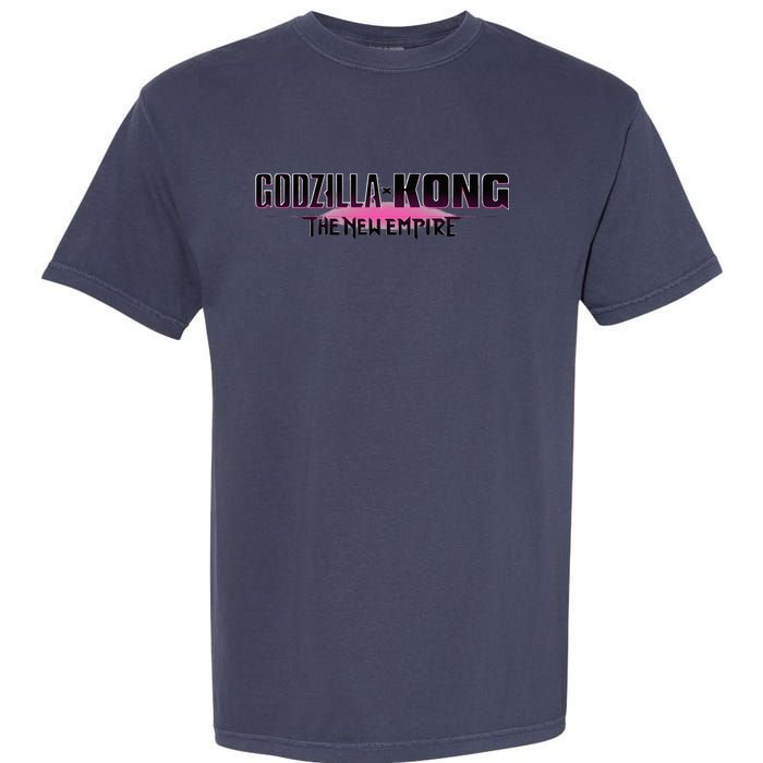 Monsterverse Godzilla x Kong The New Empire Logo Garment-Dyed Heavyweight T-Shirt