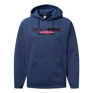 Monsterverse Godzilla x Kong The New Empire Logo Performance Fleece Hoodie