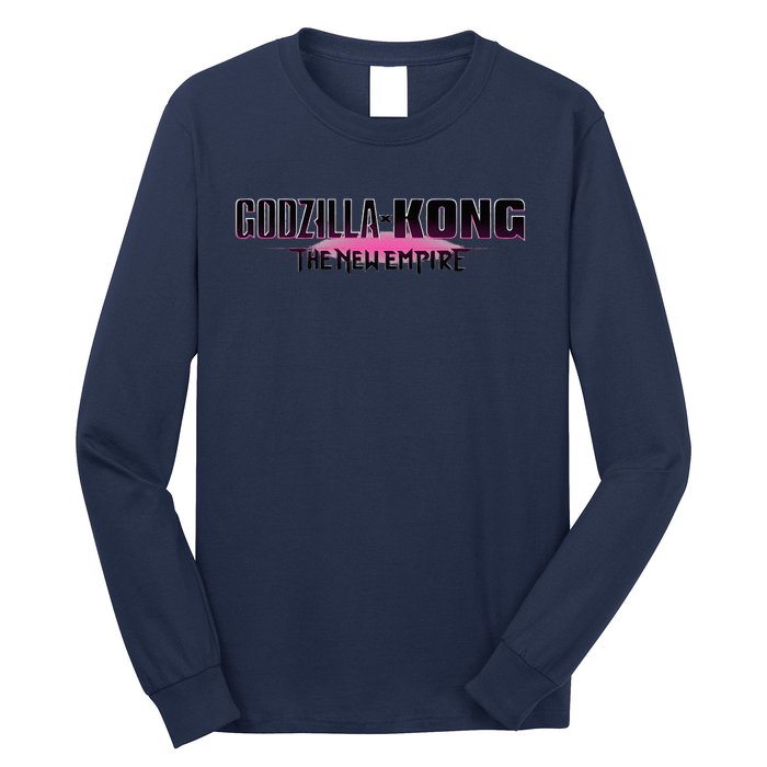 Monsterverse Godzilla x Kong The New Empire Logo Long Sleeve Shirt