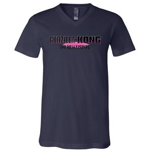 Monsterverse Godzilla x Kong The New Empire Logo V-Neck T-Shirt