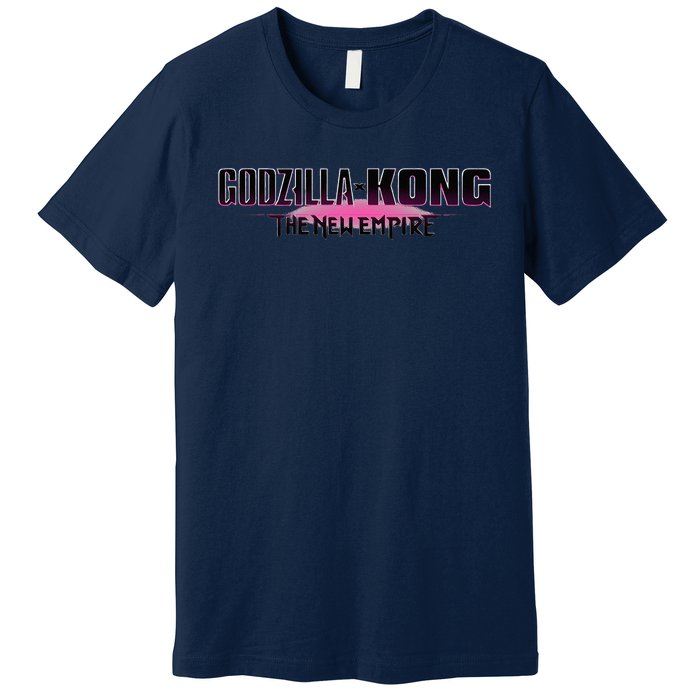 Monsterverse Godzilla x Kong The New Empire Logo Premium T-Shirt