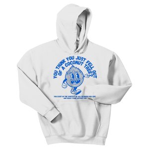 Mark Glasgow You Think You Fell Out Of A Coconut Tree Kamala Harris Kids Hoodie