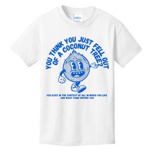 Mark Glasgow You Think You Fell Out Of A Coconut Tree Kamala Harris Kids T-Shirt