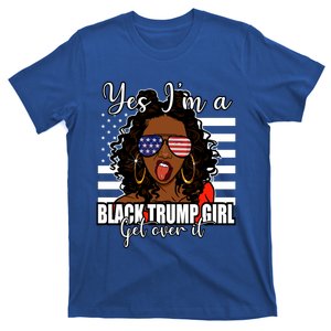 Merica Glasses Yes Im A Black Trump Get Over It Tee Cool Gift T-Shirt