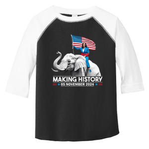 Making History 05 November 2024 Kamala Harris Toddler Fine Jersey T-Shirt