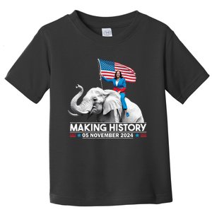 Making History 05 November 2024 Kamala Harris Toddler T-Shirt