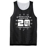 Monster Hunter 20th Anniversary Cute Logo (A) Mesh Reversible Basketball Jersey Tank