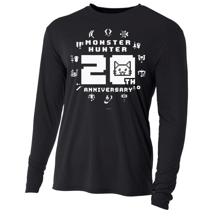 Monster Hunter 20th Anniversary Cute Logo (A) Cooling Performance Long Sleeve Crew