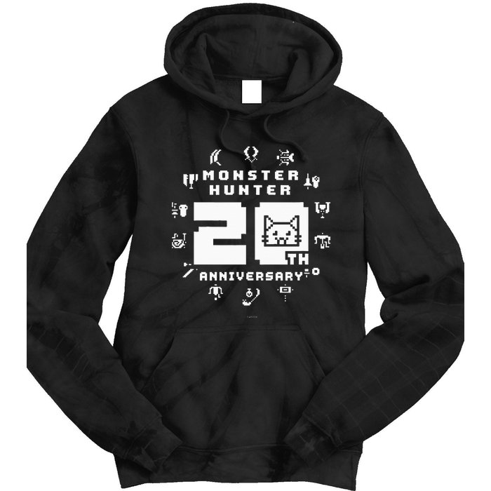 Monster Hunter 20th Anniversary Cute Logo (A) Tie Dye Hoodie